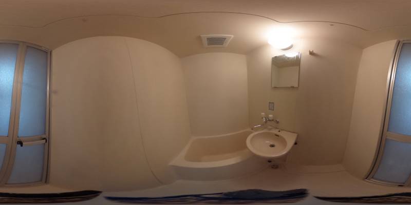 パノラマ画像バスルーム