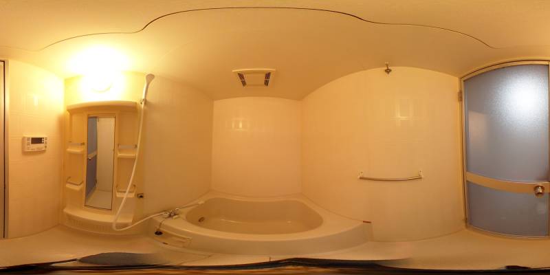 パノラマ画像バスルーム