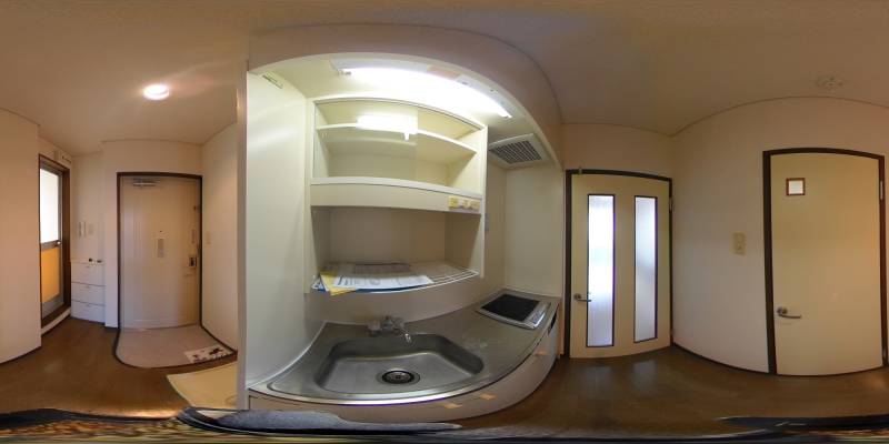 パノラマ画像キッチン