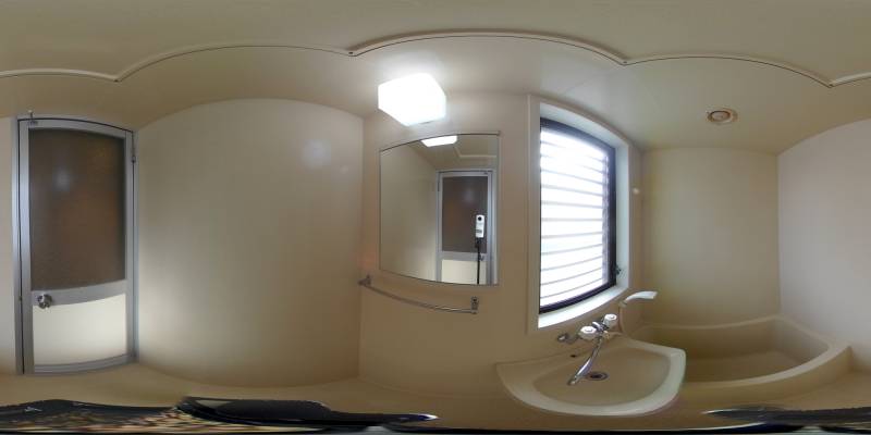 パノラマ画像バスルーム