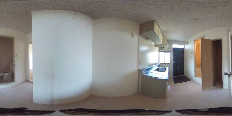 パノラマ画像キッチン