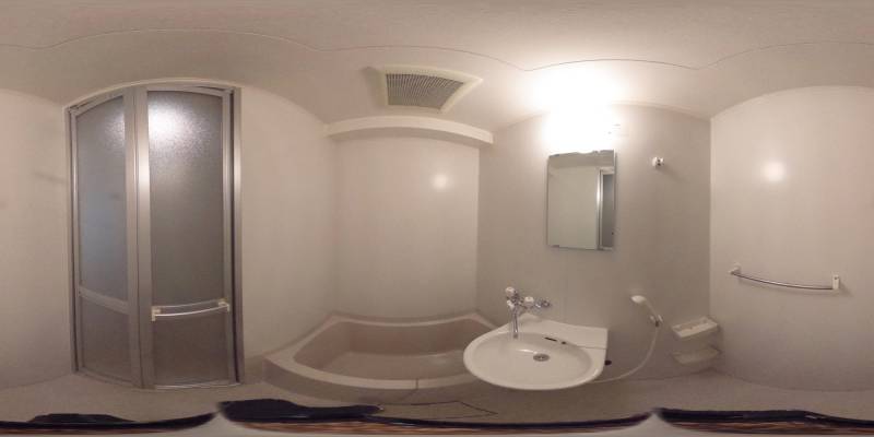 パノラマ画像バスルーム