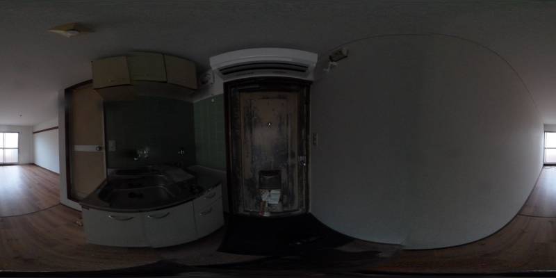 パノラマ画像キッチン