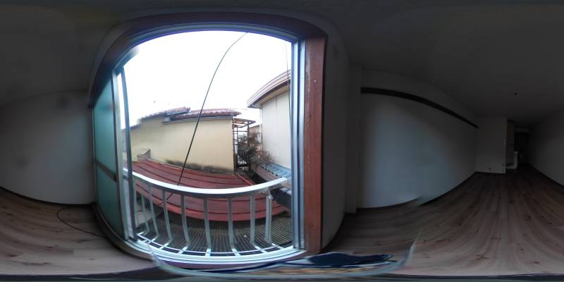 パノラマ画像バルコニー