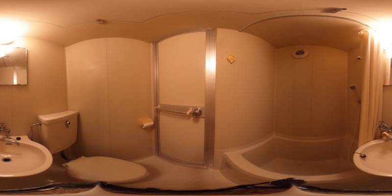 パノラマ画像バスルーム