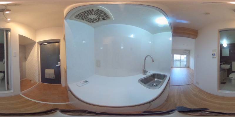 パノラマ画像キッチン