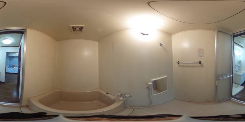 パノラマ画像バスルーム