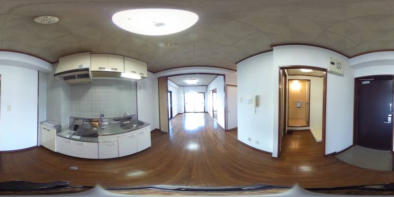 パノラマ画像キッチン