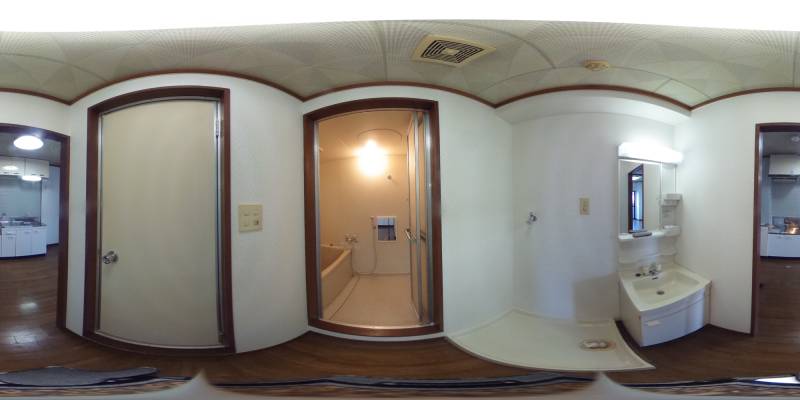 パノラマ画像洗面所