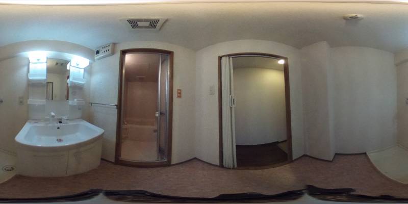 パノラマ画像バスルーム