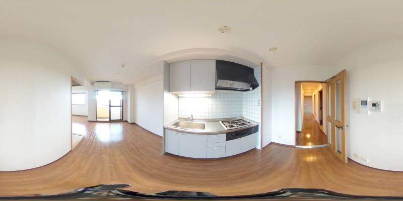 パノラマ画像キッチン