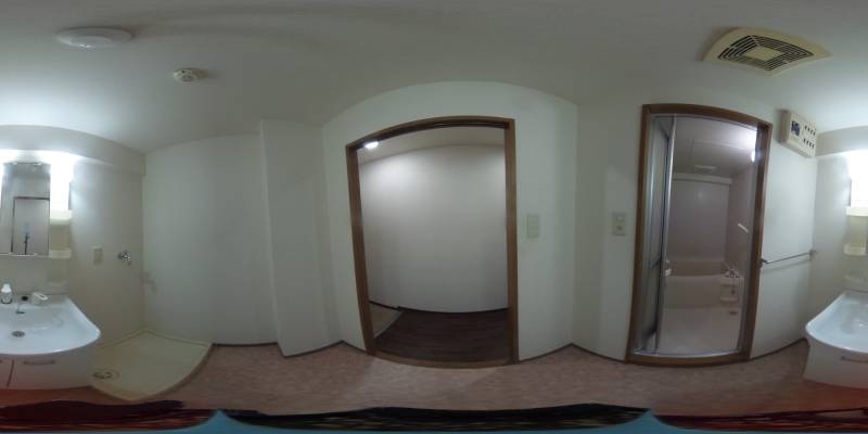 パノラマ画像洗面所