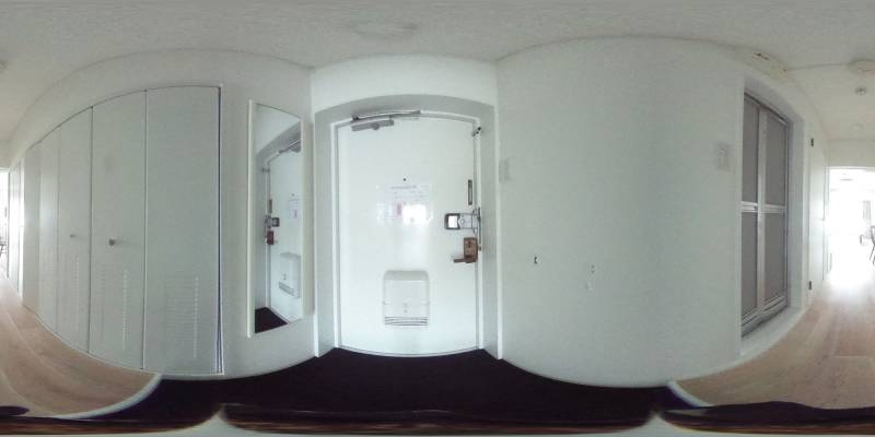 パノラマ画像玄関