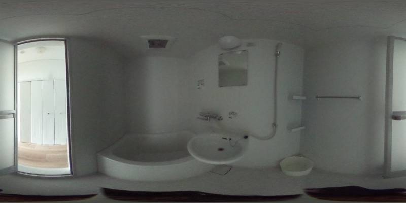 パノラマ画像バスルーム