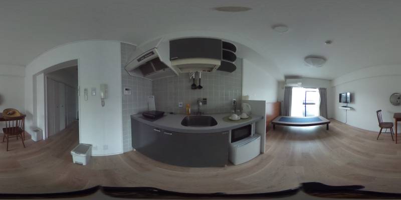 パノラマ画像キッチン