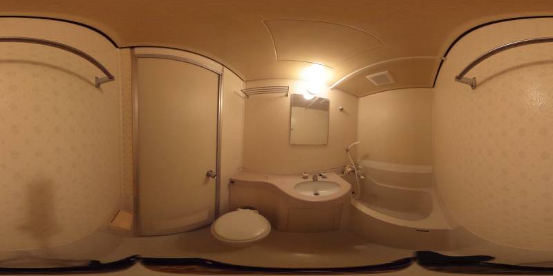 パノラマ画像バスルーム