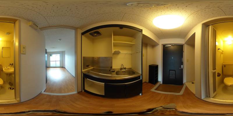 パノラマ画像キッチン