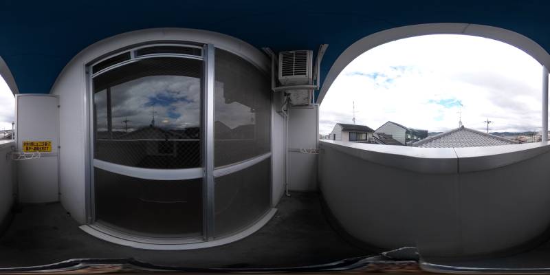 パノラマ画像バルコニー