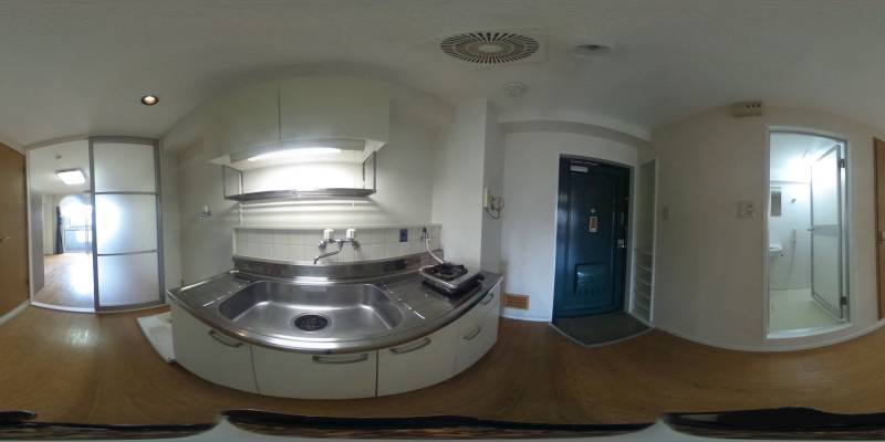 パノラマ画像キッチン