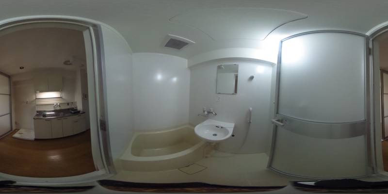 パノラマ画像バスルーム