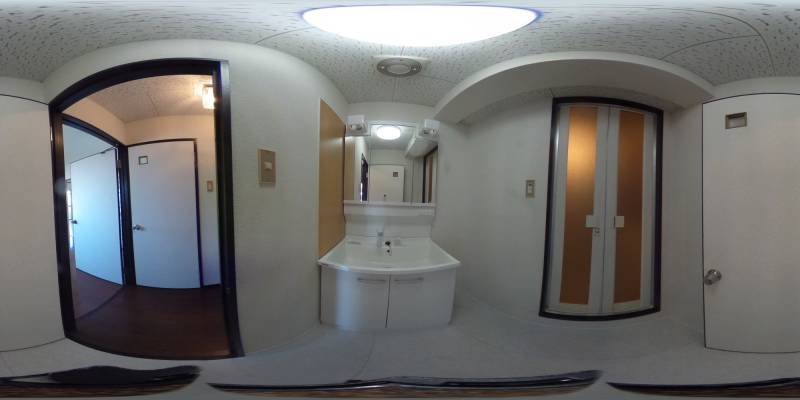 パノラマ画像洗面所