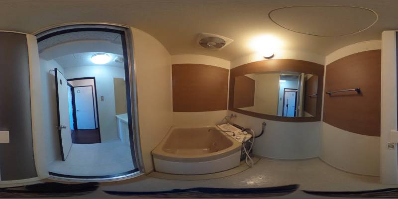 パノラマ画像バスルーム