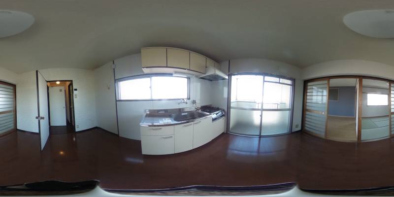 パノラマ画像キッチン