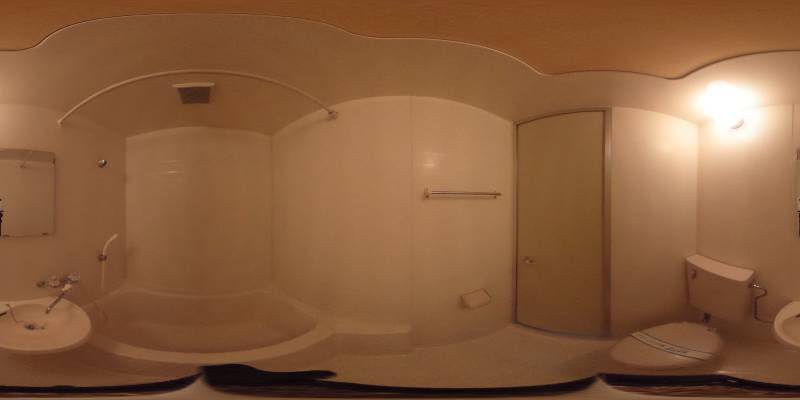 パノラマ画像バスルーム