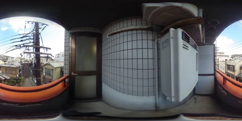 パノラマ画像バルコニー