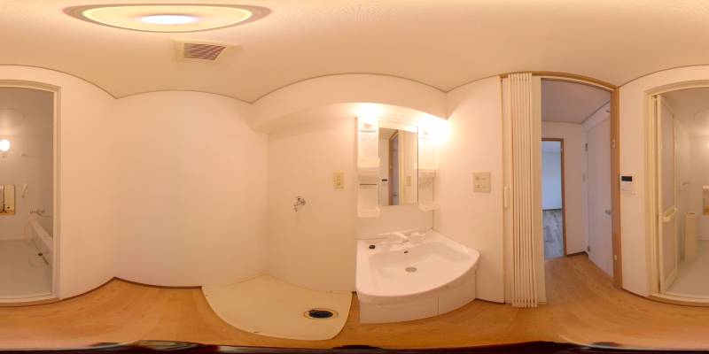 パノラマ画像洗面所