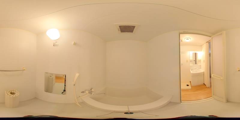 パノラマ画像バスルーム