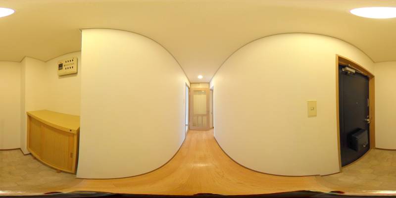 パノラマ画像玄関