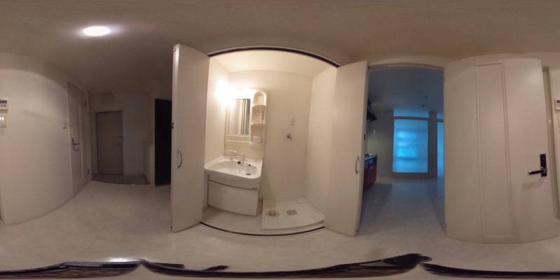 パノラマ画像洗面所