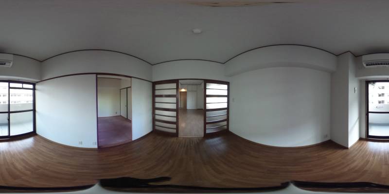 パノラマ画像リビング