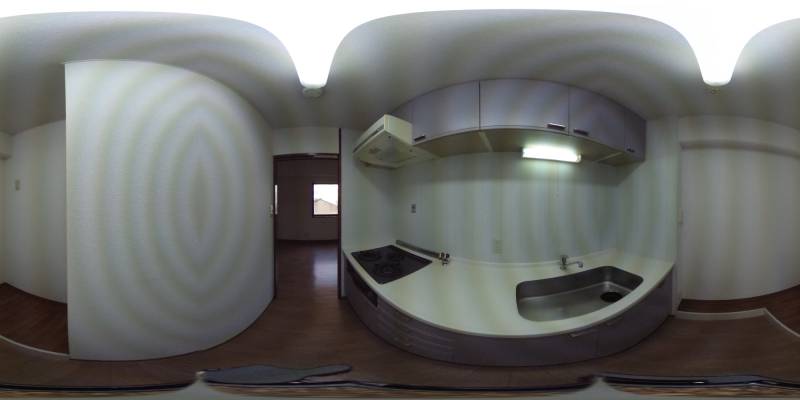 パノラマ画像キッチン