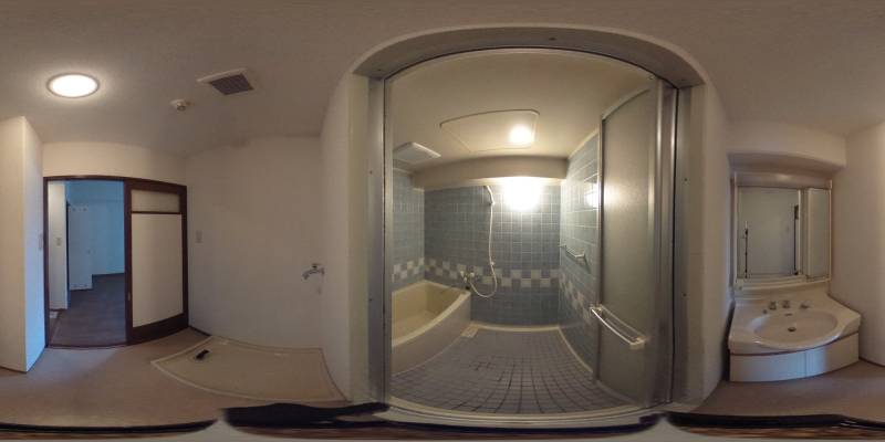 パノラマ画像バスルーム
