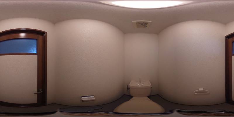 パノラマ画像トイレ