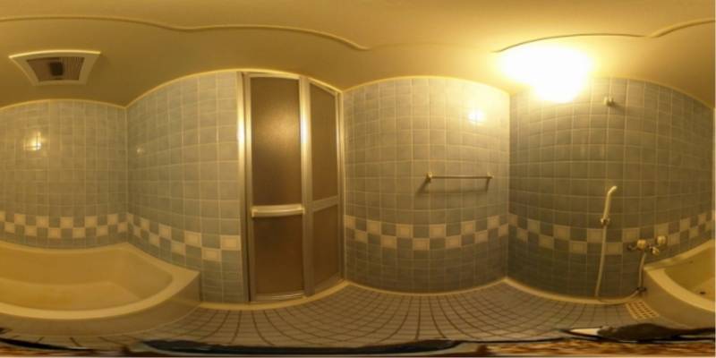 パノラマ画像バスルーム