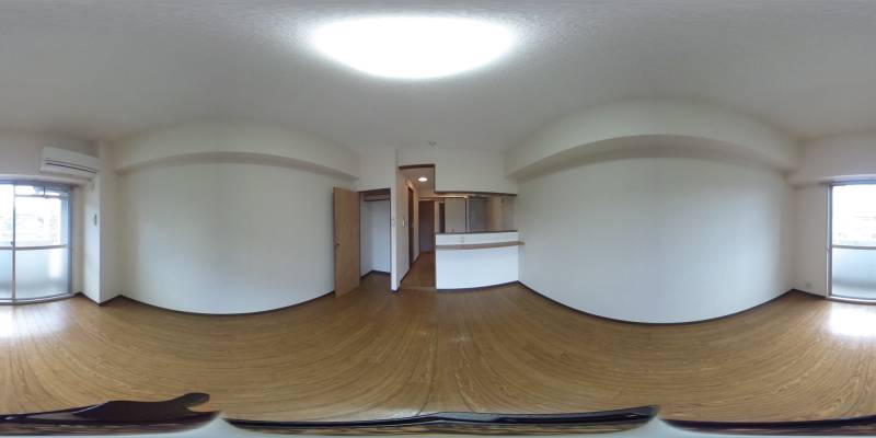 パノラマ画像洋室