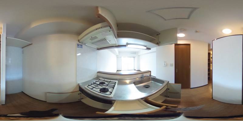 パノラマ画像キッチン