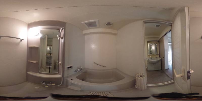 パノラマ画像バスルーム
