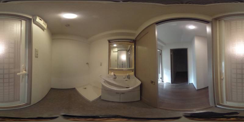 パノラマ画像洗面所