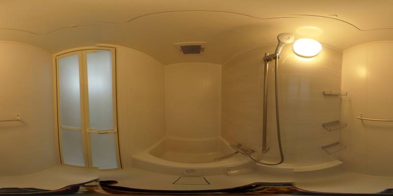 パノラマ画像バスルーム