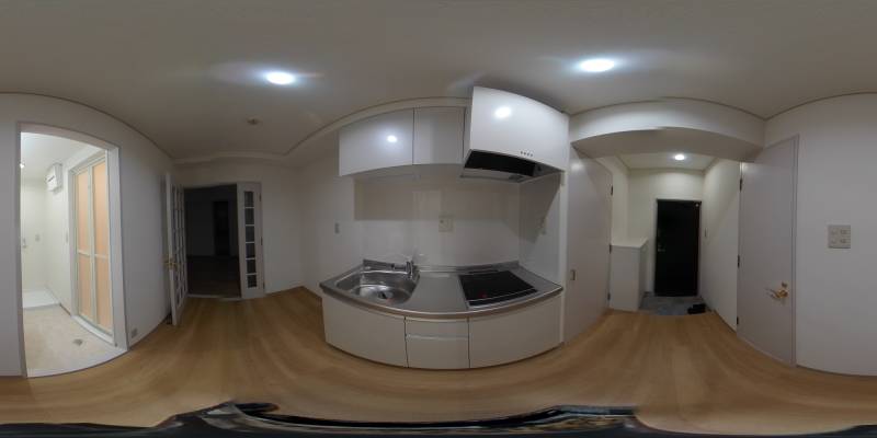 パノラマ画像キッチン