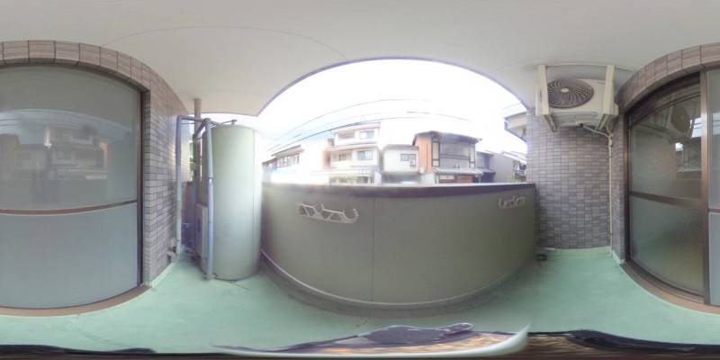 パノラマ画像バルコニー