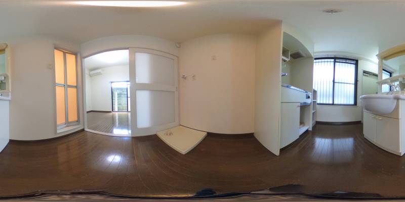 パノラマ画像キッチン