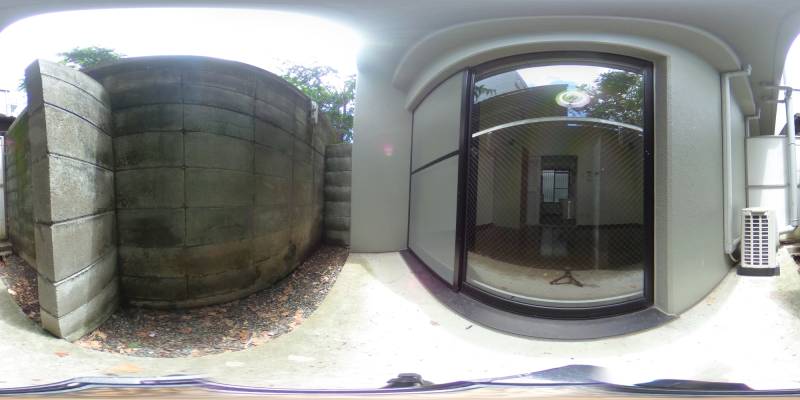 パノラマ画像バルコニー