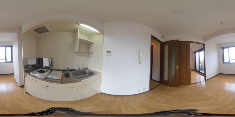 パノラマ画像キッチン