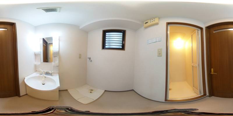 パノラマ画像洗面所