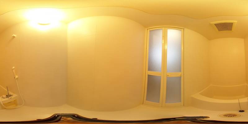 パノラマ画像バスルーム